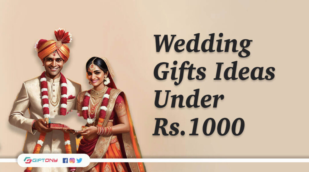 18 Unique Wedding Gifts Under 1000 Rupees in 2026 Giftony